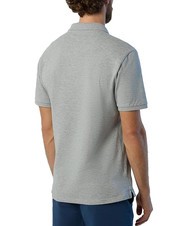 NORTH SAILS BASIC Short-sleeved cotton polo gray melange - Polo shirt - 2