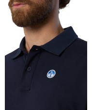 NORTH SAILS BASIC Short-sleeved cotton polo navy blue - Polo shirt - 3