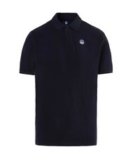 NORTH SAILS BASIC Short-sleeved cotton polo navy blue - Polo shirt - 4