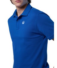 NORTH SAILS BASIC Short-sleeved cotton polo ocean blue - Polo shirt - 3