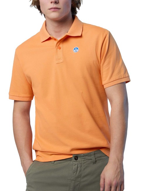 BASIC Short-sleeved cotton polo tangerines - Polo shirt