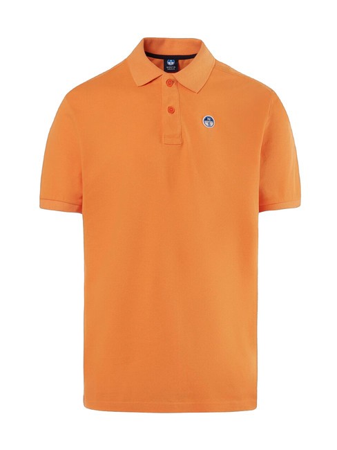 BASIC Short-sleeved cotton polo tangerines - Polo shirt
