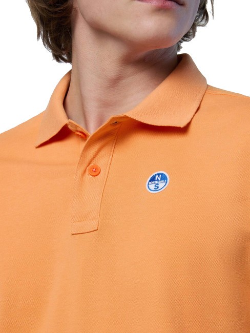 BASIC Short-sleeved cotton polo tangerines - Polo shirt