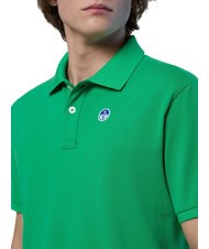 NORTH SAILS BASIC Short-sleeved cotton polo green bee - Polo shirt - 3