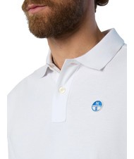 NORTH SAILS BASIC Short-sleeved cotton polo white - Polo shirt - 3