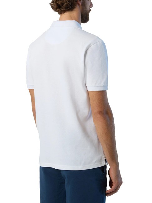 BASIC Short-sleeved cotton polo white - Polo shirt