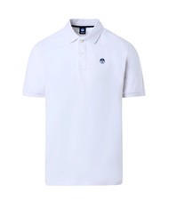 NORTH SAILS BASIC Short-sleeved cotton polo white - Polo shirt - 4