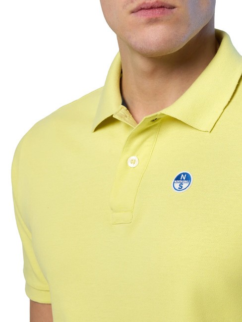 BASIC Short-sleeved cotton polo limelight - Polo shirt