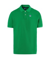 NORTH SAILS BASIC Short-sleeved cotton polo green bee - Polo shirt - 4