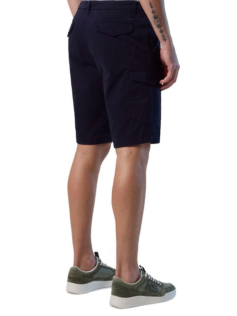 AMERICA Regular fit cargo shorts navy blue - Trousers