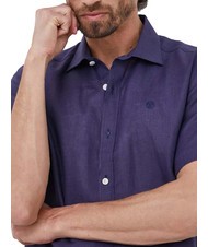 NORTH SAILS N|S Short-sleeved linen shirt navy blue - Men's Shirts - 3