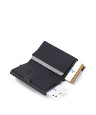 PIQUADRO URBAN  Leather wallet Black - Men&rsquo;s Wallets - 2