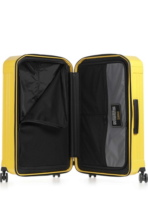 PQ-LIGHT Medium size trolley Yellow - Rigid Trolley Cases