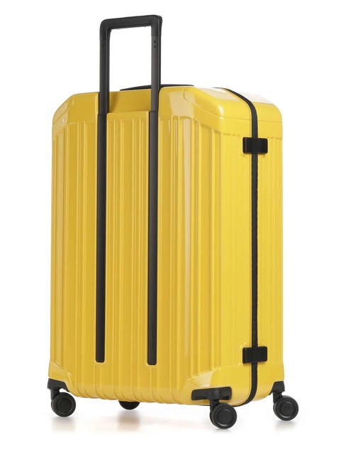 PQ-LIGHT Medium size trolley Yellow - Rigid Trolley Cases