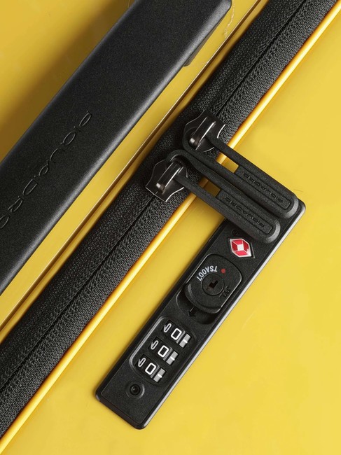 PQ-LIGHT Medium size trolley Yellow - Rigid Trolley Cases