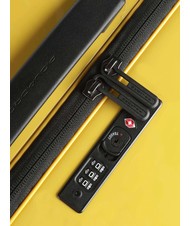 PIQUADRO PQ-LIGHT Medium size trolley Yellow - Rigid Trolley Cases - 4