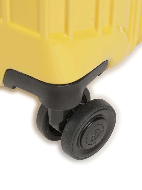 PQ-LIGHT Medium size trolley Yellow - Rigid Trolley Cases