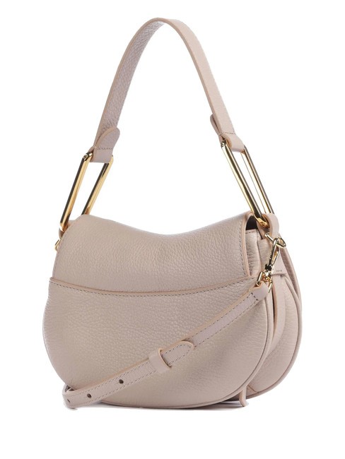MAGIE SOFT Leather shoulder bag with shoulder strap rosette - Women&rsquo;s Bags