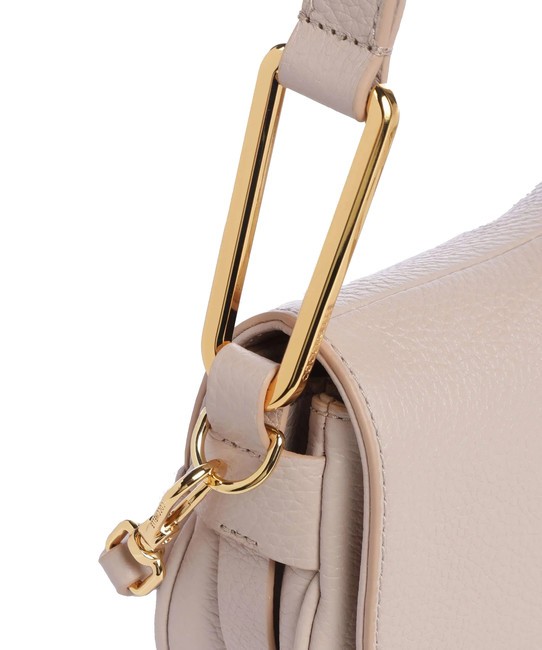 MAGIE SOFT Leather shoulder bag with shoulder strap rosette - Women&rsquo;s Bags