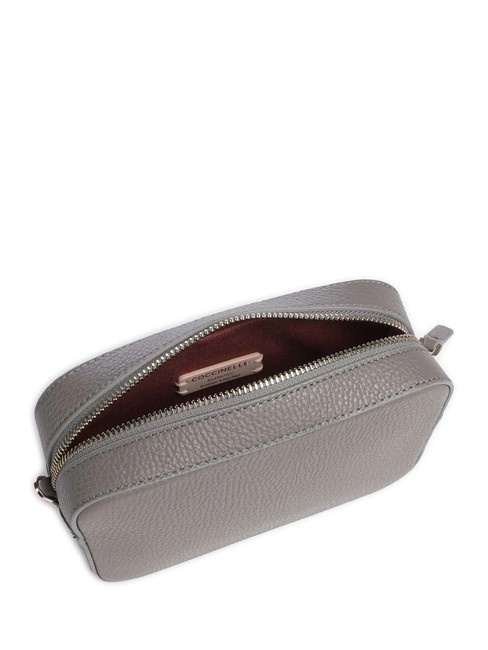 TEBE Shoulder bag in textured leather graphite - Women&rsquo;s Bags