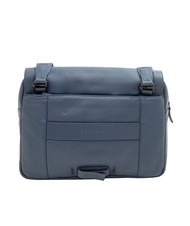 PIQUADRO CHARLIE Messenger with bike mount blue - Work Briefcases - 4