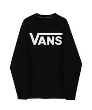 VANS VANS CLASSIC Cotton crewneck sweatshirt black / white - Sweatshirts - 3