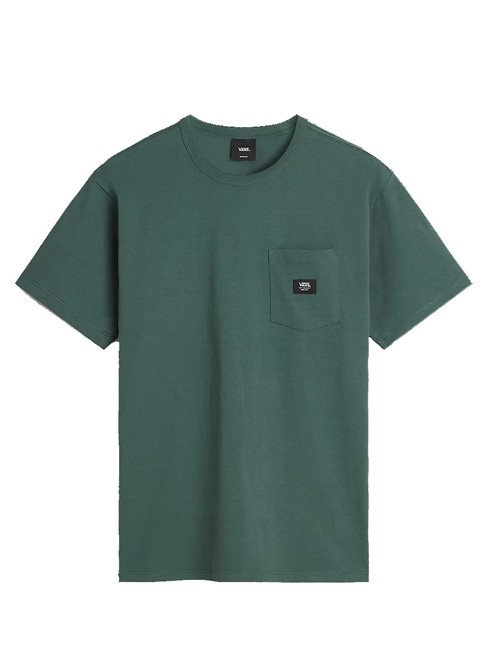OFF THE WALL II POCKET Cotton T-shirt with pocket green bistro - T-shirt