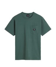 VANS OFF THE WALL II POCKET Cotton T-shirt with pocket green bistro - T-shirt - 4