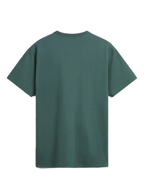 OFF THE WALL II POCKET Cotton T-shirt with pocket green bistro - T-shirt