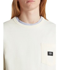 VANS OFF THE WALL II POCKET Cotton T-shirt with pocket antique white - T-shirt - 3