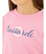 TRUSSARDI FLESHI Sweatshirt and trousers tracksuit beconia pink - Children's tracksuits - 3