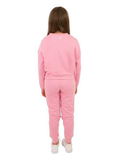 FLESHI Sweatshirt and trousers tracksuit beconia pink - Children's tracksuits