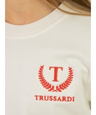 TRUSSARDI STRAUB KIDS Sweatshirt and trousers tracksuit off white/red - Children's tracksuits - 3