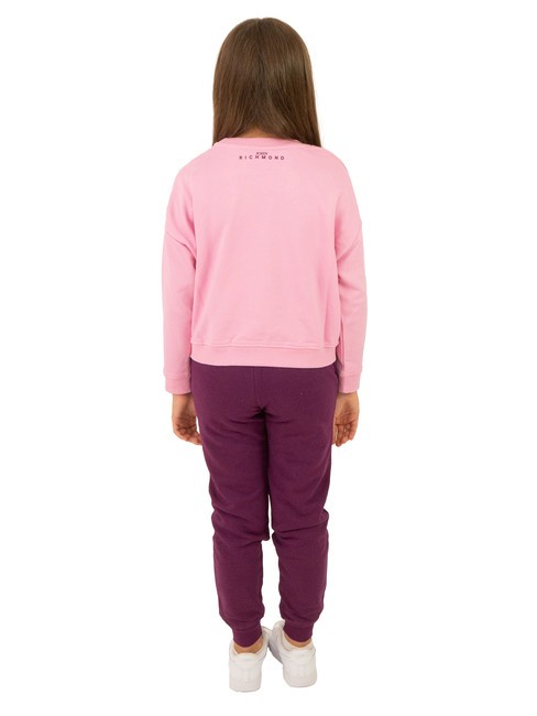 VASIM Sweatshirt and trousers tracksuit begonia pink wine - Children's tracksuits