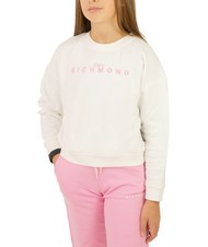 JOHN RICHMOND VASIM Sweatshirt and trousers tracksuit off-white/begonia-pink - Children's tracksuits - 5