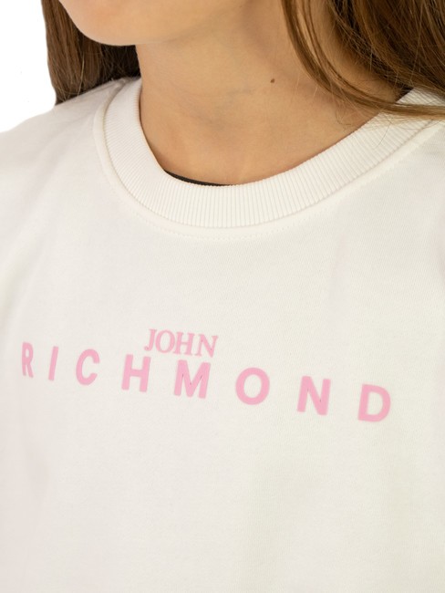 VASIM Sweatshirt and trousers tracksuit off-white/begonia-pink - Children's tracksuits