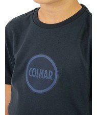 COLMAR FRIDA KIDS Cotton T-shirt with logo navy blue - Child T-shirt - 3