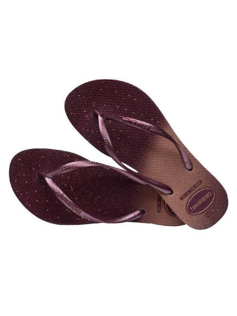 SLIM GLOSS Flip flops purple soil - Women’s shoes