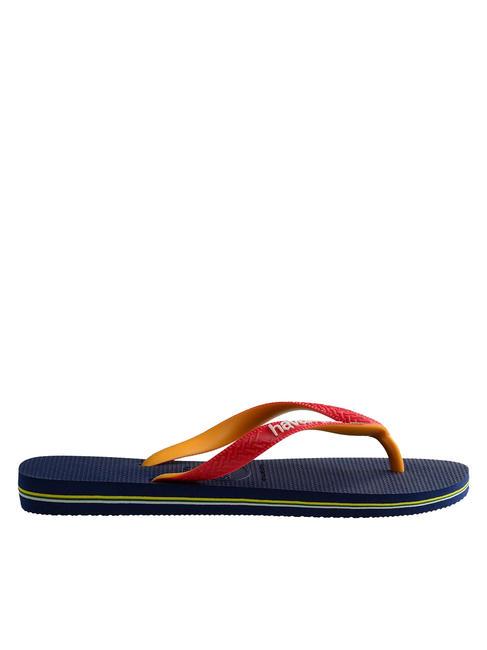 BRASIL MIX BRASIL MIX Flip-flops navy blue/ruby red - Unisex shoes
