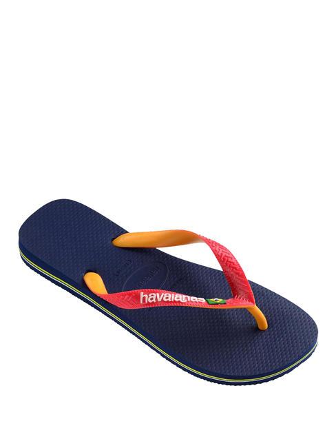 BRASIL MIX BRASIL MIX Flip-flops navy blue/ruby red - Unisex shoes