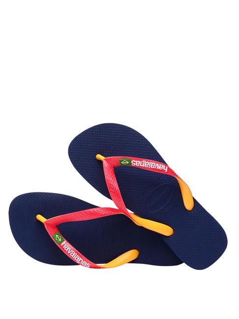 BRASIL MIX BRASIL MIX Flip-flops navy blue/ruby red - Unisex shoes