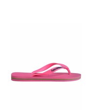 HAVAIANAS BRASIL LOGO NEON Flip-flops pink flux/pink flux - Unisex shoes - 2