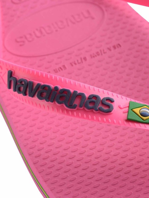 BRASIL LOGO NEON Flip-flops pink flux/pink flux - Unisex shoes