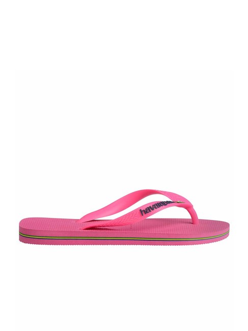 BRASIL LOGO NEON Flip-flops pink flux/pink flux - Unisex shoes
