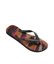 HAVAIANAS flip flops TOP CAMU new graphite/new graphite - Unisex shoes - 3