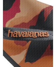HAVAIANAS flip flops TOP CAMU new graphite/new graphite - Unisex shoes - 4