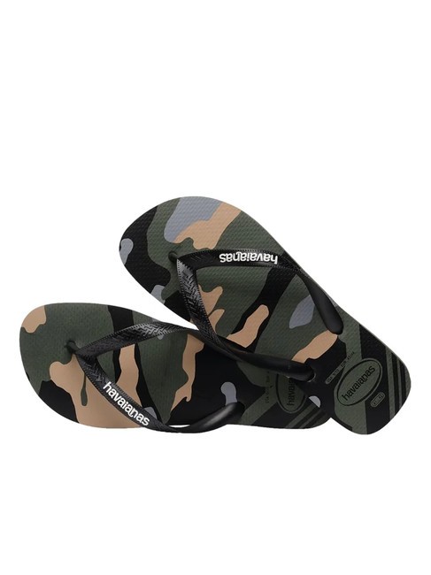 flip flops TOP CAMU olive green/black - Unisex shoes