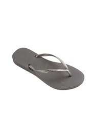 HAVAIANAS flip flops SLIM steel / gray - Women&rsquo;s shoes - 3