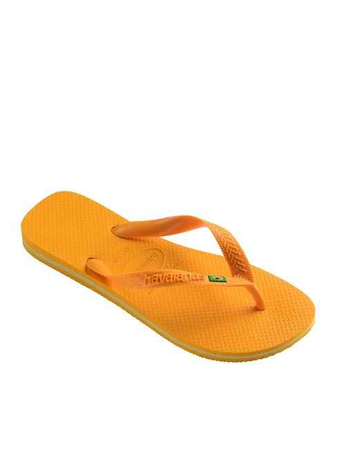  BRASIL LOGO Flip-flops pop yellow - Unisex shoes