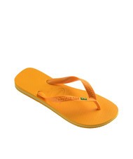 HAVAIANAS  BRASIL LOGO Flip-flops pop yellow - Unisex shoes - 3